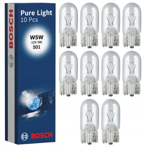10x w5w 12v standlicht - 10x,