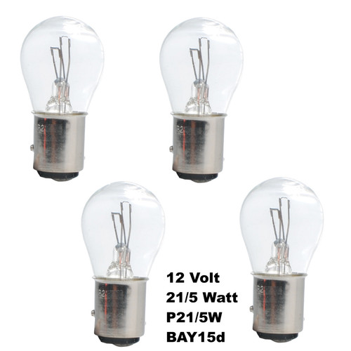 Stück 12v 5w - 12v, bay15d