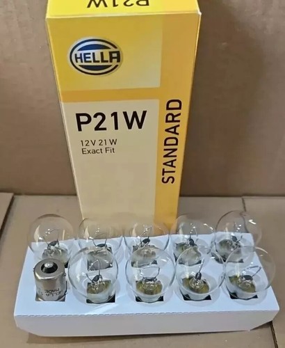 10x hella 12v 21w - p21w, ba15s
