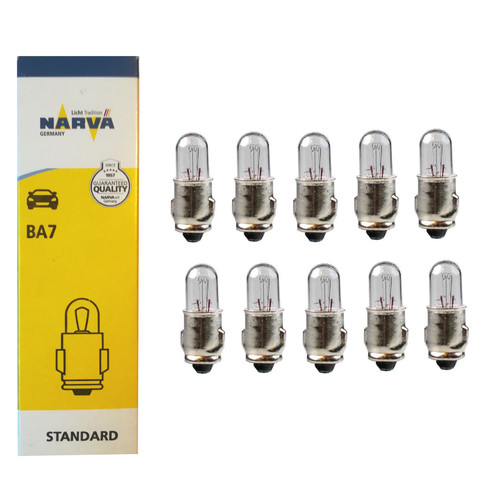 10x narva 12v ba7s - 2w, 17051