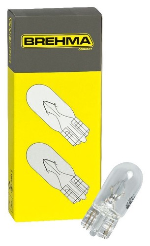 10x brehma w5w - 12v, 5w