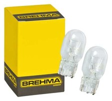 2x BREHMA Glassockellampe W21W