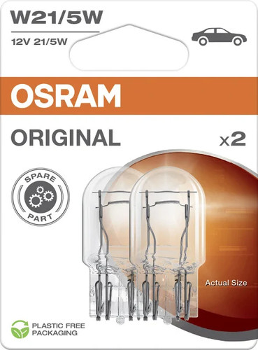 Osram signallampe w21 - signallampe, w21/5w
